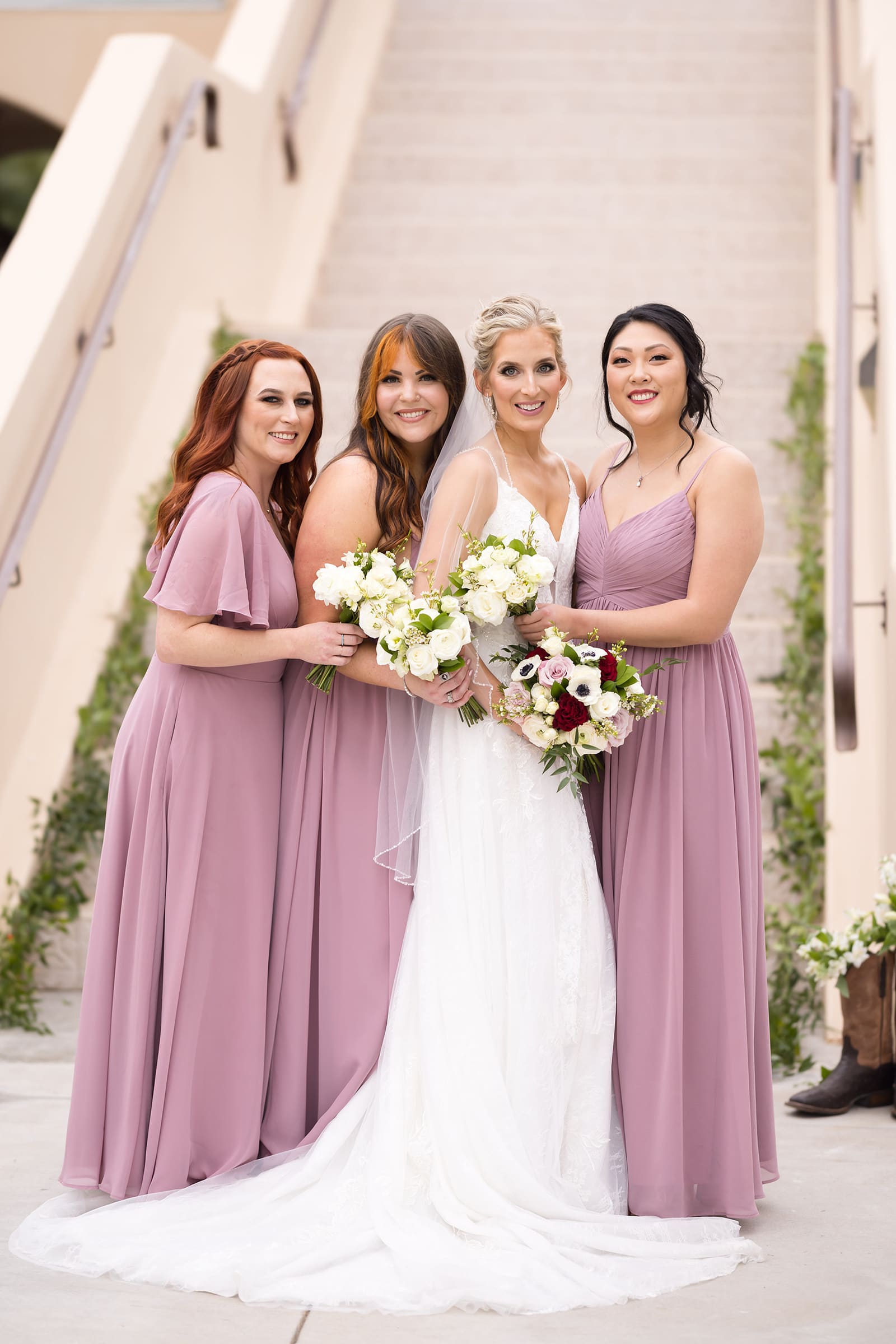 Bridal party bouquets