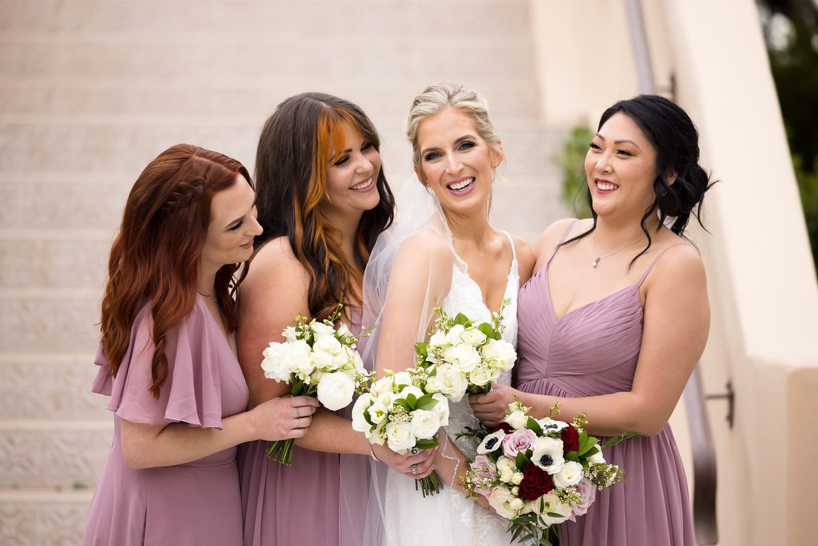 Bridal party bouquets