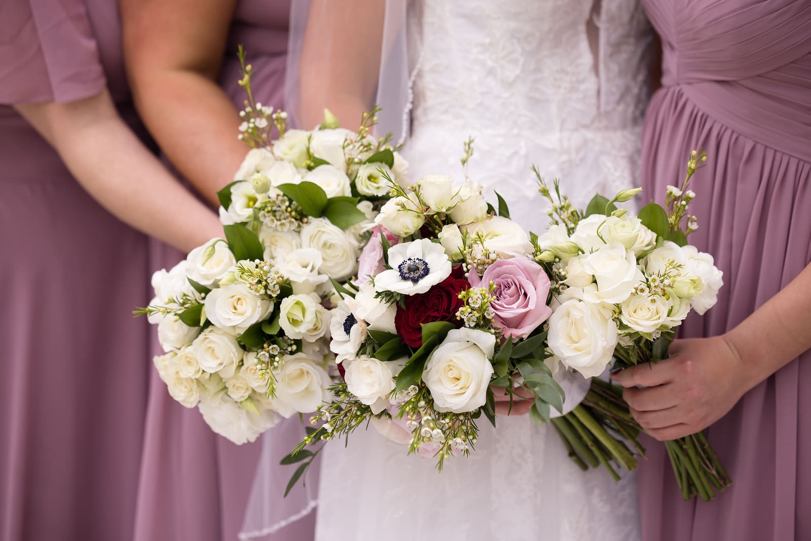Bridal party bouquets